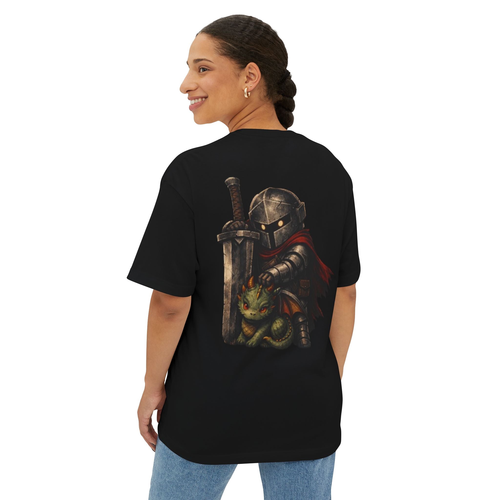 Edrick & Pyra Cute Dragon Tee — Fantasy Couple Graphic Shirt