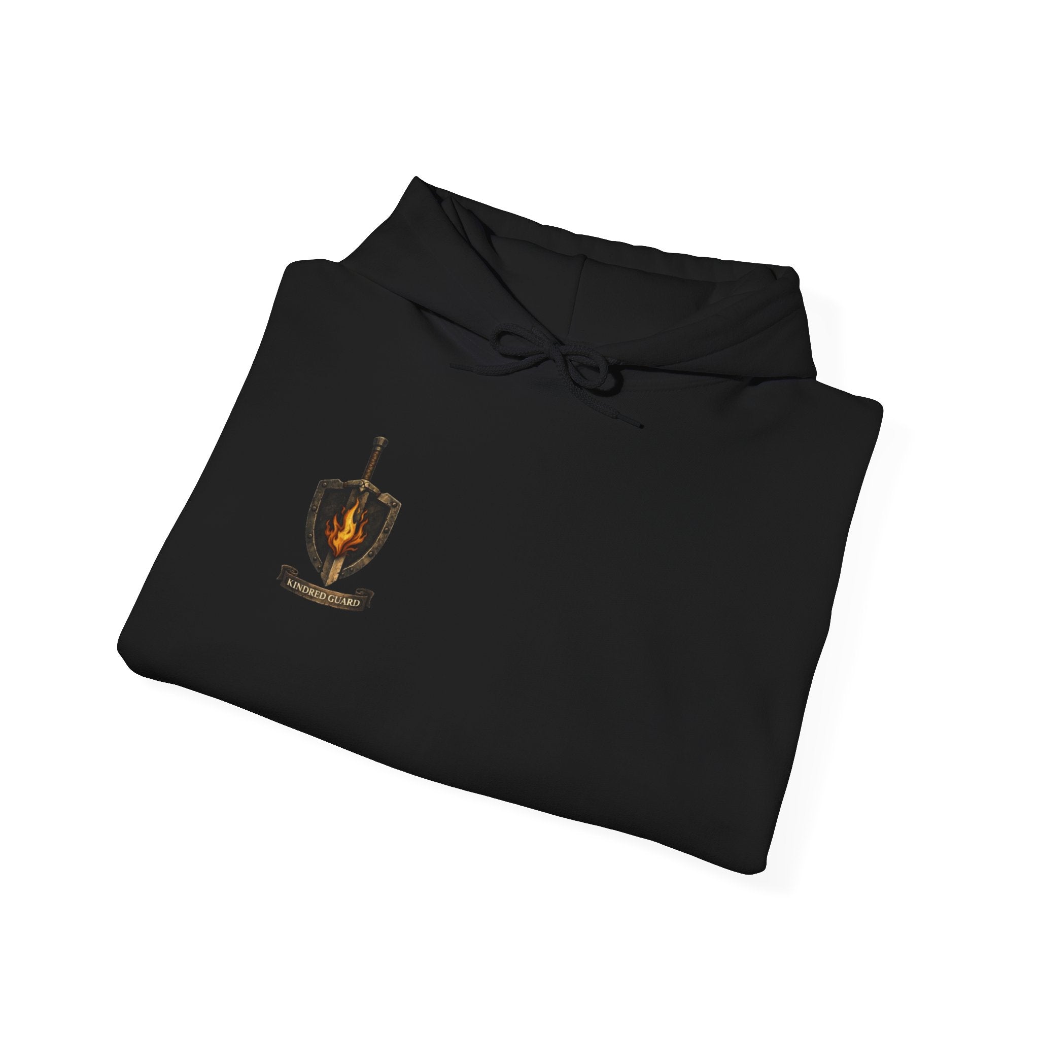 Kindred Guard Crest Hoodie — Edrick & Pyra Front/Back Design