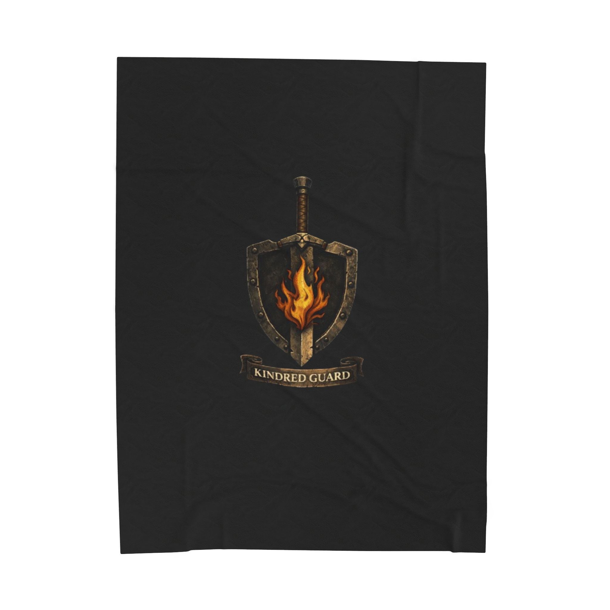 Kindred Guard Velveteen Plush Blanket — 'Protect What Matters' Fantasy Throw